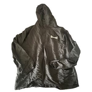 Supreme Windbreaker Jacket XL Black Silky Nylon Shiny Smooth Stylish Streetwear